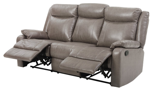 Glory Furniture Ward G763A-RS Double Reclining Sofa , GRAY