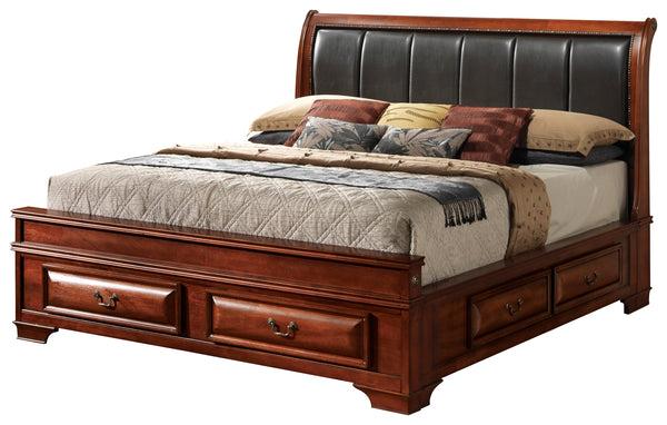 Glory Furniture LaVita G8850C-FB3 Full Storage bed , Oak
