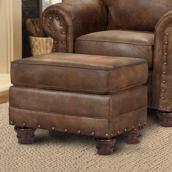 American Furniture Classics Sedona Ottoman, Brown