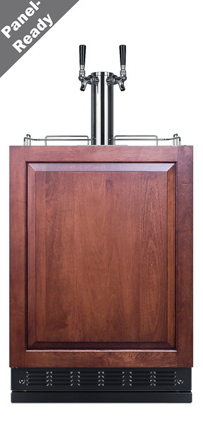 24" Wide Beer Kegerator (Panel Not Included)