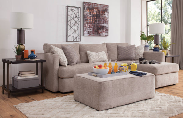 American Furniture Classics Medium Sized Cocktail Ottoman Sofas, Grey