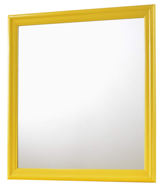 Glory Furniture Mirror, Yellow