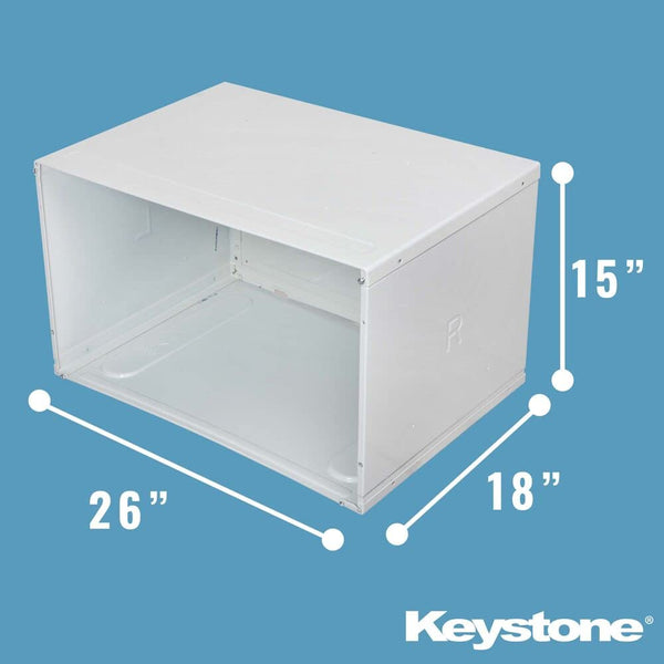 Keystone KSTSLV1 Wall Sleeve, White