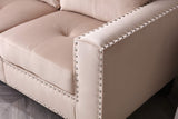Glory Furniture Nailer Sofa, Beige. Living Room Furniture 36" H x 71" W x 32" D
