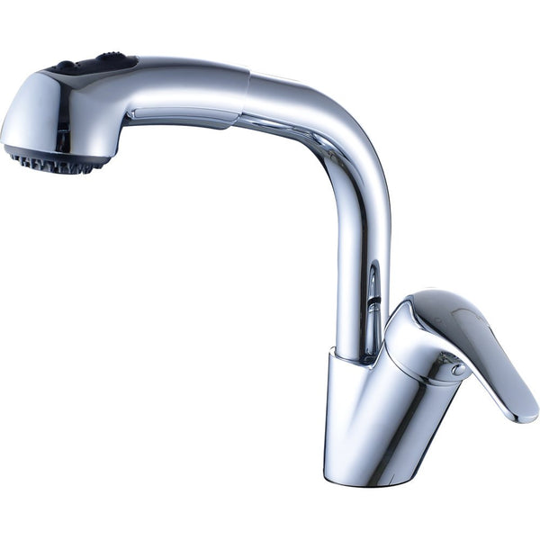 Legion Furniture UPC Kitchen Faucet with Deck Plate Polished Chrome/Brass