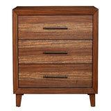 Origins by Alpine Trinidad Small Wood Chest in Toffee (Brown)
