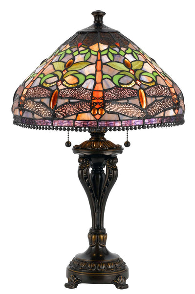 Cal Lighting CALBO-2355TB Tiffany/Mica Two Table Lamp Lighting Accessories