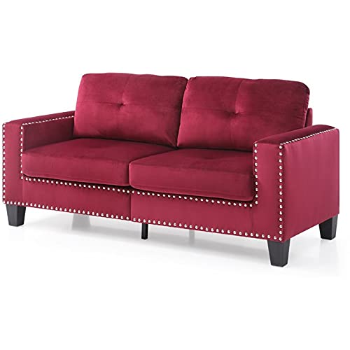 Glory Furniture Nailer G312A-S Sofa, Burgundy