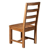 Alpine Furniture Shasta Set of 2 Wooden Side Chairs in Salvaged Natural (Brown)