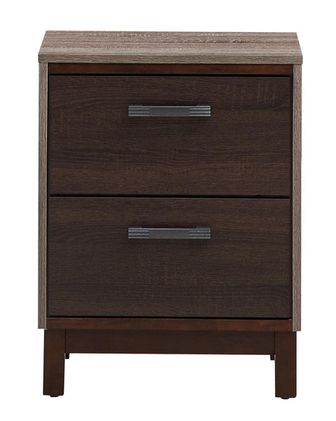 Glory Furniture Glory Nightstand, Gray/Brown