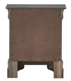 Glory Furniture Verona G6702-N Nightstand, Metalic Charcoal