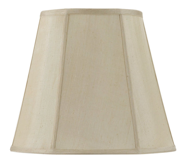 Cal Lighting SH-8107/16-CM Vertical Piped Deep Empire Shade with 16-Inch Bottom, Champagne