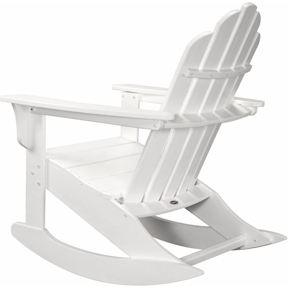 Hanover White All-Weather Adirondack Rocking Chair