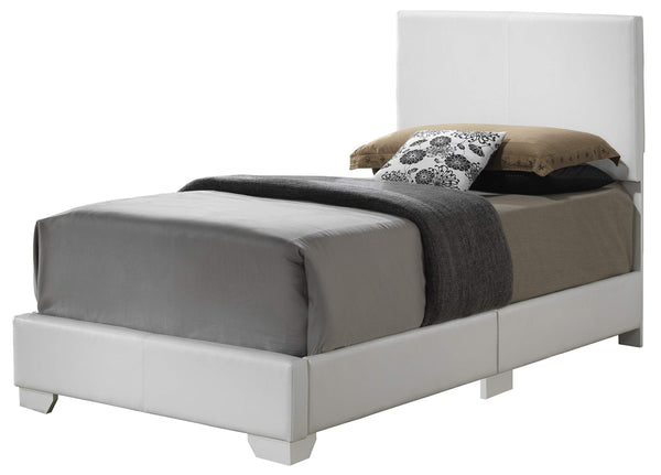 Glory Furniture G1890-TB-UP Sleigh Bed, Twin, White, 3 boxes