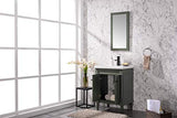Legion Furniture 24-inch Pewter Green Sink Vanity