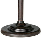 Cal Lighting BO-462 Table Lamp with Mica Glass Shades, Rust Finish 18" x 11.5" x 11.5"