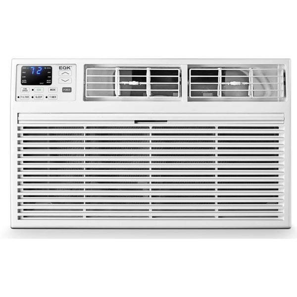 Emerson Quiet Kool 12,000 BTU 230V Smart Through-The-Wall Air Conditioner with Remote, Wi-Fi, and Voice Control | Energy Star | Cools Rooms up to 550 Sq.Ft. | 24H Timer| EATC12RE2T, 12000, White