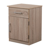 Glory Furniture Alston 1 Drawer Nightstand in Sandle Wood