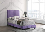 Glory Furniture Lodi , Purple TWIN BED, 48"H X 43"W X 81"D,