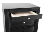 Glory Furniture Marilla 3 Drawer Nightstand in Black