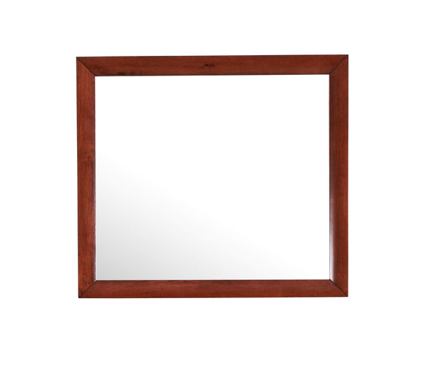 Glory Furniture Bedroom Mirror, Cherry