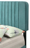 Glory Furniture Lodi , Green TWIN BED, 48"H X 43"W X 81"D,