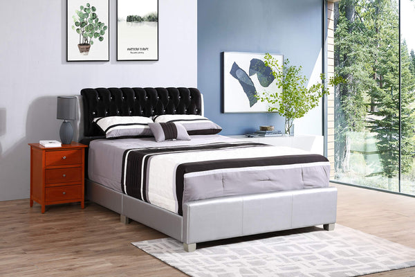 Glory Furniture Marilla G1503C-QB-UP Queen Bed, Silver
