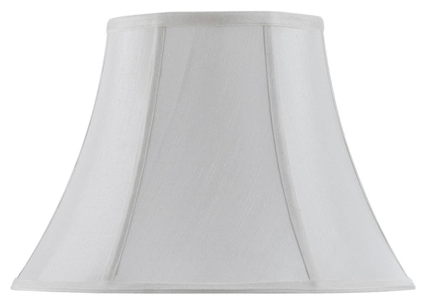 Cal Lighting SH-8104/16-WH 11.5-Inch Vertical Piped Basic Bell Shade, White