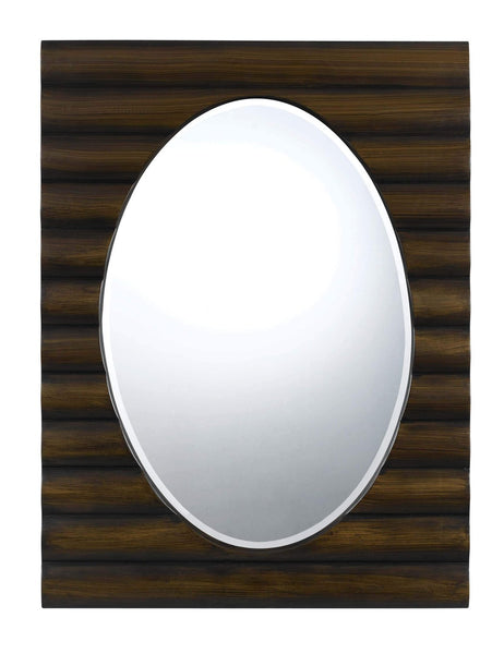 Cal Lighting WA-2172MIR Transitional Mirror from Clovis Collection in Bronze / Dark Finish, 48.00 inches
