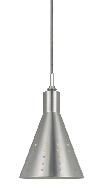 Cal Lighting UP-1011/6-BS Transitional One Light Pendant from Uni Pack Collection in Pewter, Nickel, Silver Finish, 6.13 inches