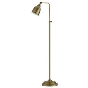 Cal Pharmacy Floor Lamp with Adjustable Pole Finish Antique Bronze