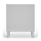 Alpine Furniture Stapleton 1 Drawer Nightstand in White