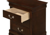 Glory Furniture 3 Drawer Nightstand, 29"H X 21"W X 16"D, Cappuccino