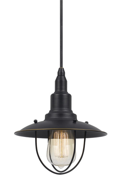 Cal Lighting UP-1113-6-DB Restoration One Light Pendant from Allentown Collection in Bronze/Dark Finish, 8.00 inches,72.00x8.88x8.00