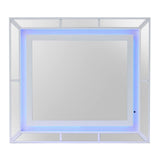GLORY FURNITURE Hollywood Hills Mirror in White