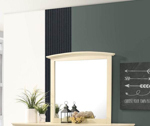 Glory Furniture Hammond , Beige Mirror, 35" H X 37" W X 2" D