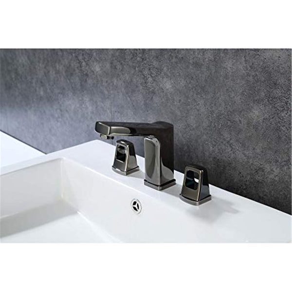 Legion Furniture UPC Faucet with Drain-Glossy Black Glossy Black/Brass