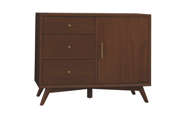 Alpine Furniture Flynn Accent Cabinet in Walnut